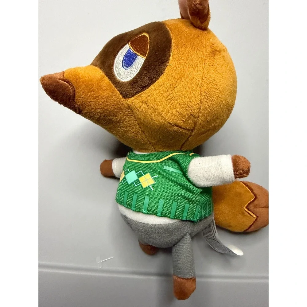Animal Crossing Tom Nook Plush Little Buddy Nintendo San-Ei 2015 Green Sweater